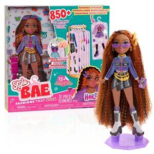 NWT Style Bae Harper 10” Fashion Doll & 28-Piece Accessories Set Ages 4+